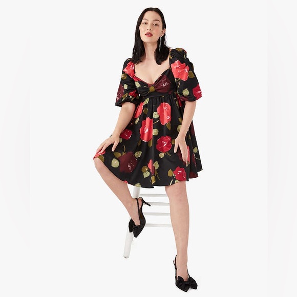 Kate Spade Just Rosy Beau Dress XS NWOT - Picture 5 of 11